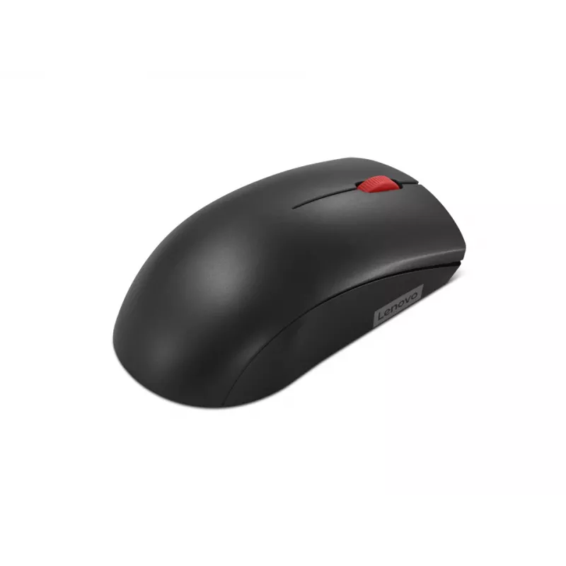 Bezvadu pele Lenovo 150 GY51L52638 — piemērota abām rokām, optiskā 1000 DPI, 2,4 GHz nano USB uztvērējs, melna, AA baterija