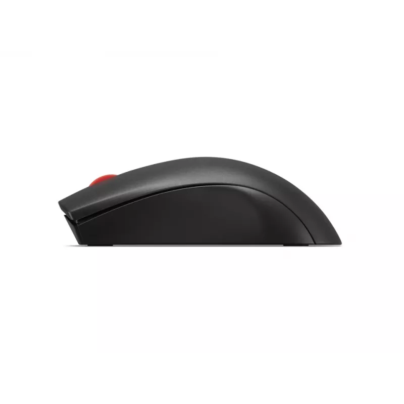 Bezvadu pele Lenovo 150 GY51L52638 — piemērota abām rokām, optiskā 1000 DPI, 2,4 GHz nano USB uztvērējs, melna, AA baterija