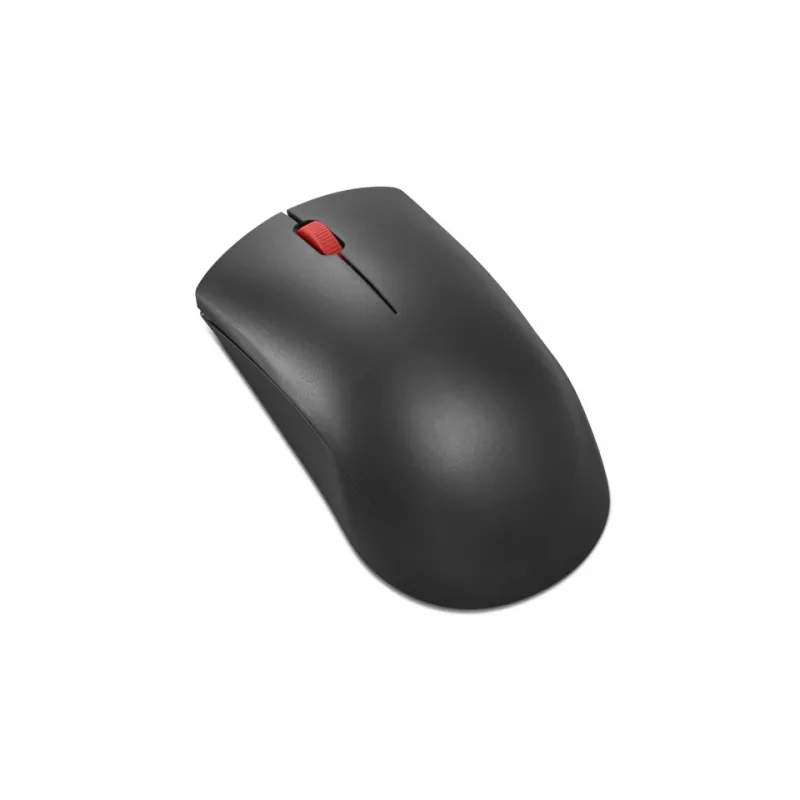 Bezvadu pele Lenovo 150 GY51L52638 — piemērota abām rokām, optiskā 1000 DPI, 2,4 GHz nano USB uztvērējs, melna, AA baterija