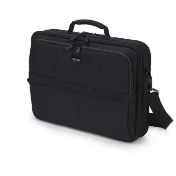 DICOTA Multi Plus Scale - 14-15.6in klēpjdatora soma - Melna / 600d pārstrādāts PET