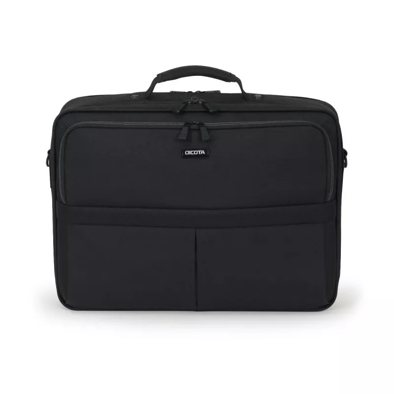 DICOTA Multi Plus Scale - 14-15.6in klēpjdatora soma - Melna / 600d pārstrādāts PET