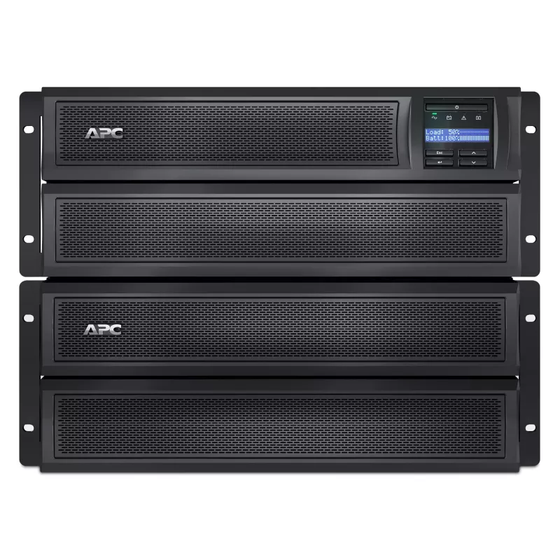 APC Smart-UPS X SMX2200HV - 2200VA, 8x C13 + 2x C19 kontaktligzda, USB, paplašināms darbības laiks, īss dziļums