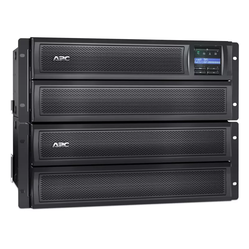 APC Smart-UPS X SMX2200HV - 2200VA, 8x C13 + 2x C19 kontaktligzda, USB, paplašināms darbības laiks, īss dziļums