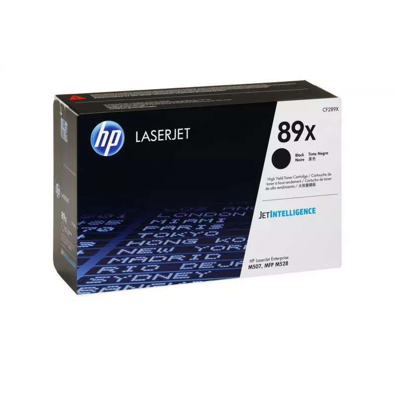HP 89X augstas ražības melna oriģinālā LaserJet tonera kasetne, 10000 lapu, Melna, 1 gab.