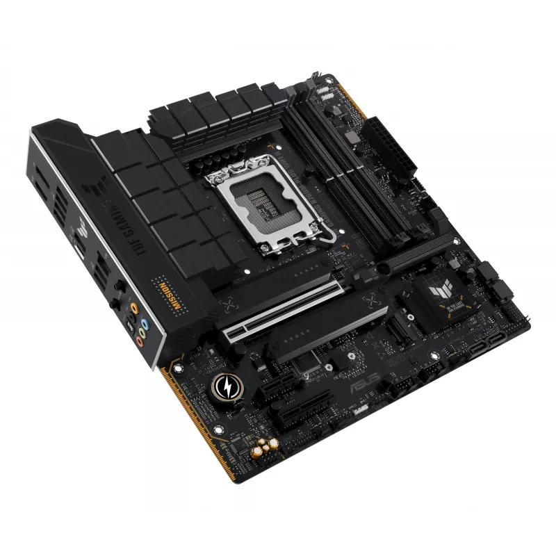 Mātesplate ASUS TUF GAMING B760M-PLUS WIFI II — Intel B760, LGA 1700, micro ATX, DDR5, 4 DIMM, Wi‑Fi 6E, 2.5 Gb LAN