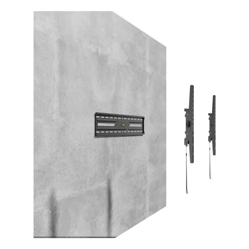 TV sienas stiprinājums ar slīpumu GEMBIRD WM-86T-01 37–86 collu ekrāniem, tērauds, slīpums -5° līdz 10°, VESA 75x75–600x400, maks. slodze 75 kg
