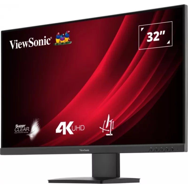 Viewsonic VG3208-4K datora monitors 81,3 cm (32 colli) 3840 x 2160 pikseļi 4K Ultra HD LED Melns