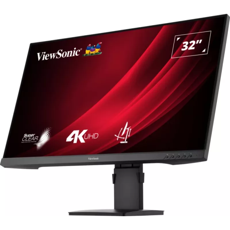Viewsonic VG3208-4K datora monitors 81,3 cm (32 colli) 3840 x 2160 pikseļi 4K Ultra HD LED Melns