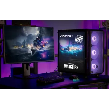 Galddators ActiveJet MIDI Tower AMD Ryzen 7 9700X, 32GB DDR5 6000MHz, 1TB SSD, Radeon RX 9060 XT 16GB, Windows 11 Pro, 850W, Melns