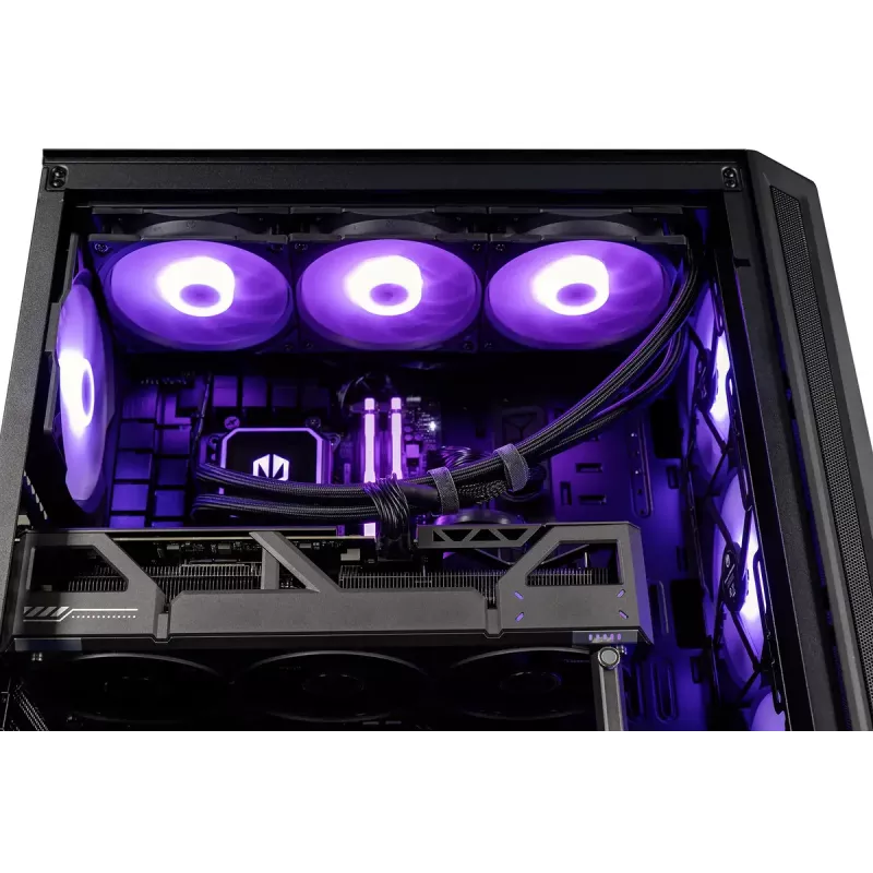 Galddators ActiveJet MIDI Tower AMD Ryzen 7 9700X, 32GB DDR5 6000MHz, 1TB SSD, Radeon RX 9060 XT 16GB, Windows 11 Pro, 850W, Melns
