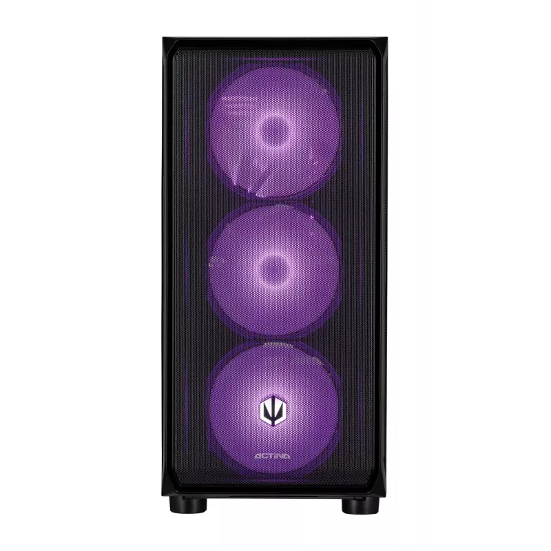 Galddators ActiveJet MIDI Tower AMD Ryzen 7 9700X, 32GB DDR5 6000MHz, 1TB SSD, Radeon RX 9060 XT 16GB, Windows 11 Pro, 850W, Melns