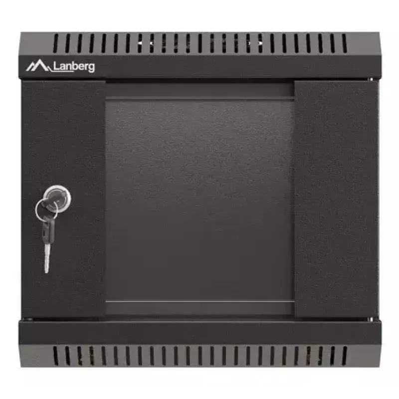 Sienas skapis Lanberg WF11-3304-10B 4U melns 30 kg kravnesība
