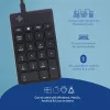 R-Go Tools cipartastatūra R-Go Numpad Break, ergonomiska cipartastatūra ar pārtraukumu programmatūru, vadu, melna
