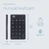 R-Go Tools Numeric keypad R-Go Numpad Break, ergonomiskais cipartastatūra ar pārtraukuma programmatūru, Bluetooth, melna