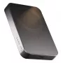 ZENS Powerbank plāns Qi2 Al 10000mAh Melns