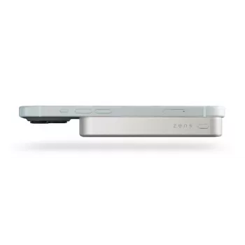 ZENS Powerbank plāns Qi2 Al 10000mah balta