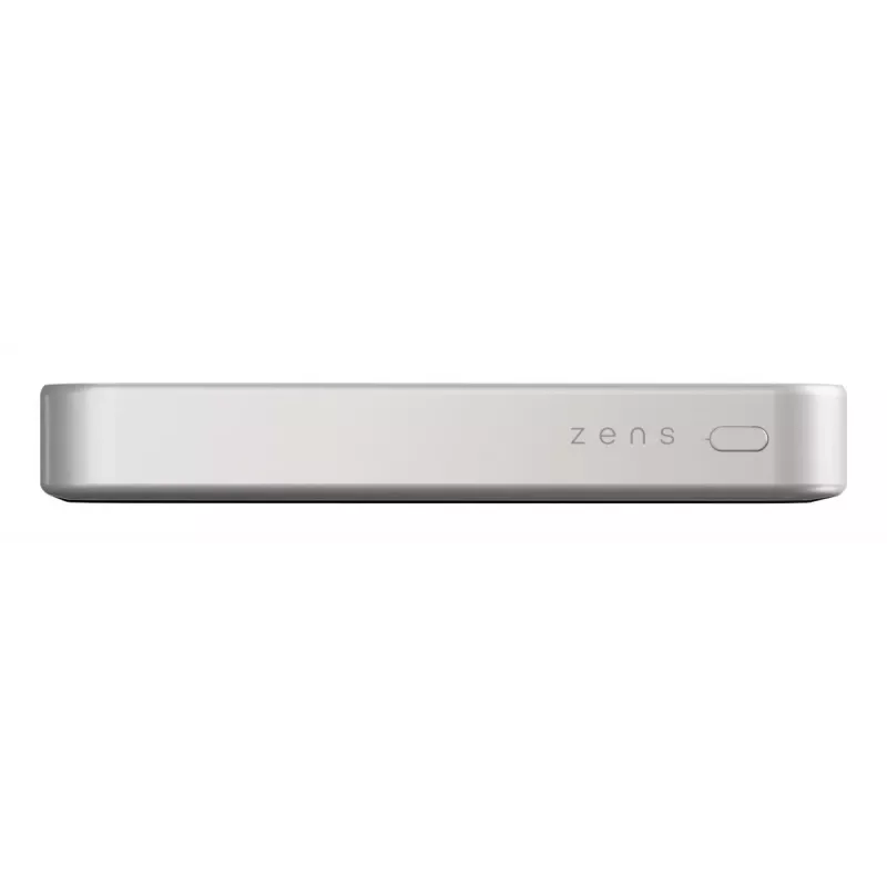 ZENS Powerbank plāns Qi2 Al 10000mah balta