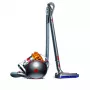 Cilindriskais putekļsūcējs Dyson Cinetic Big Ball Multi Floor 2 — 700 W, 0,8 L, 150 AW sūkšanas jauda, bez maisiņa, 9,64 m rādiuss