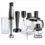 Braun MQ 7087X 1.2 L Iegremdējamais blenderis 1000 W Melns, Nerūsējošais tērauds
