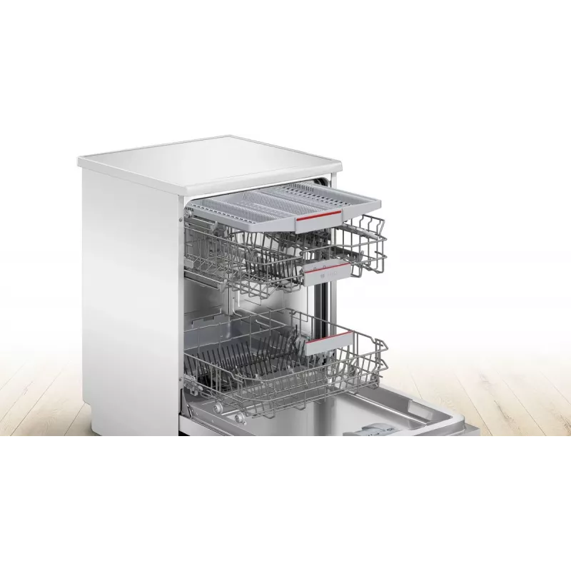 Bosch Serie 4 SMS4HVW00E trauku mazgājamā mašīna Brīvi stāvošs 14 galda servēšanas komplekti