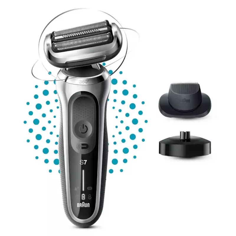 Folijas skuveklis Braun Series 7 71-S4200cs melns AutoSense akumulators