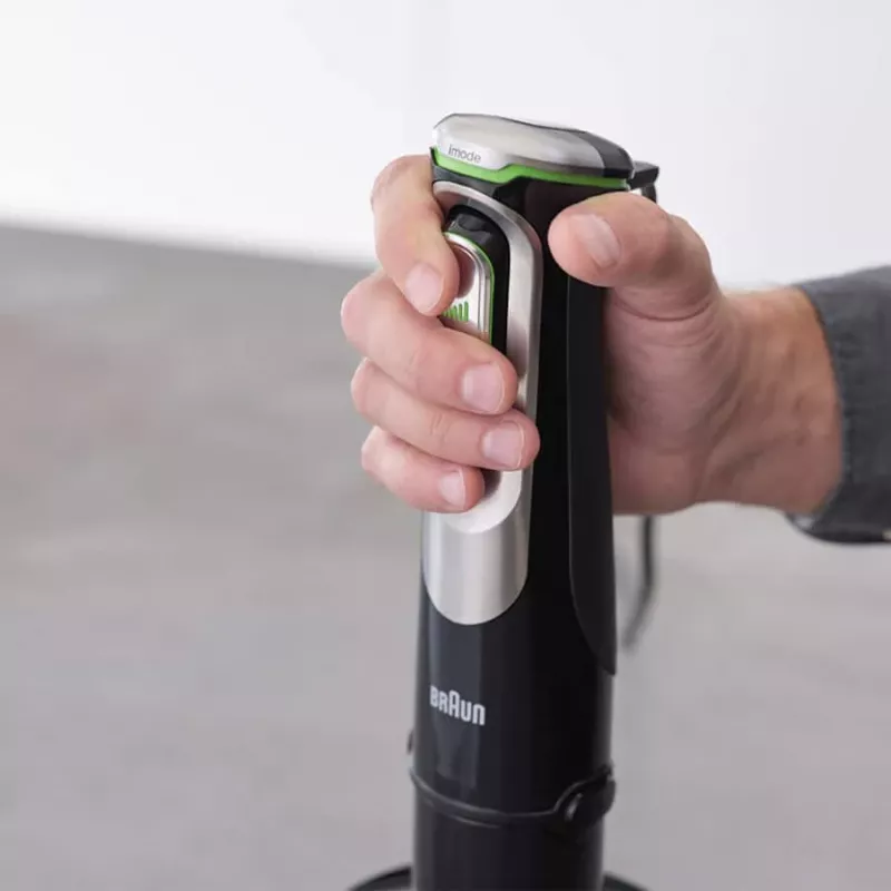 Braun MultiQuick 9 MQ9147X 0.6 L rokas blenderis 1200 W Melns, nerūsējošais tērauds