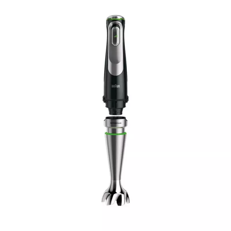 Braun MultiQuick 9 MQ9147X 0.6 L rokas blenderis 1200 W Melns, nerūsējošais tērauds