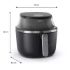 Philips 3000 series NA322/00 fritieris Viena 4,2 L Atsevišķi novietojama 1400 W Karstā gaisa fritieris Varš, Melns