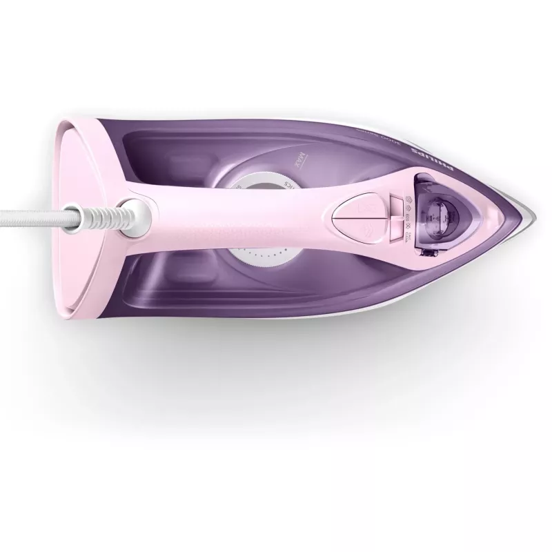 Philips 3000 series DST3020/30 gludeklis Tvaika gludeklis Keramikas zole 2200 W Rozā, Violeta