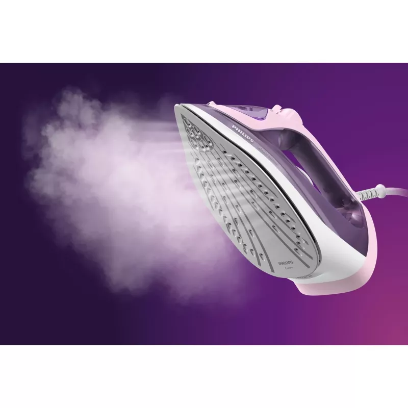 Philips 3000 series DST3020/30 gludeklis Tvaika gludeklis Keramikas zole 2200 W Rozā, Violeta