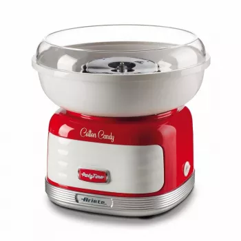 Ariete Party Time kokvilnas konfekšu aparāts, 450 W, sarkans, cietās konfektes, granulēts cukurs, 500 W, 280 mm, 280 mm, 265 mm