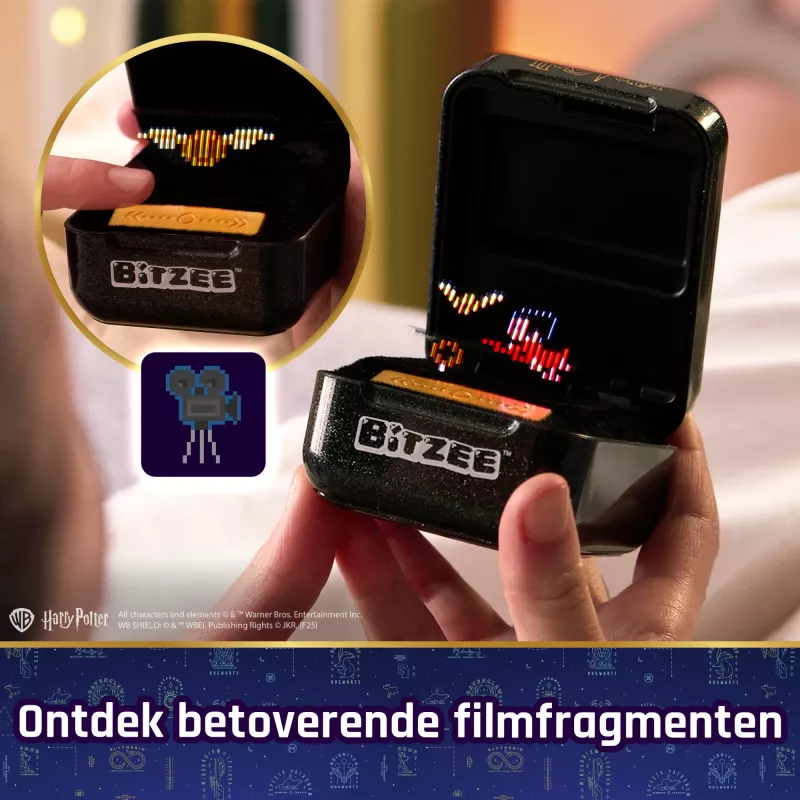 Wizarding World Harry Potter, Bitzee interaktīvā rotaļlieta ar 20 tēliem iekšpusē, lieliski piemērota Lieldienu dāvanām, digitālais mājdzīvnieks reaģē uz vilkšanu, slīpumu un pieskārieniem