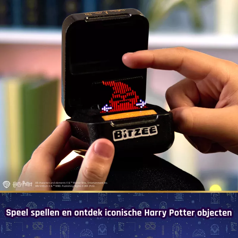 Wizarding World Harry Potter, Bitzee interaktīvā rotaļlieta ar 20 tēliem iekšpusē, lieliski piemērota Lieldienu dāvanām, digitālais mājdzīvnieks reaģē uz vilkšanu, slīpumu un pieskārieniem