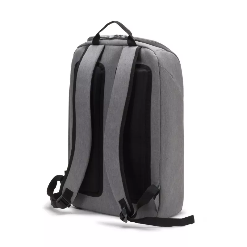 DICOTA Backpack Eco Motion - 13-15,6 collu piezīmjdatora mugursoma - Gaiši pelēka / 600D RPE poliesters