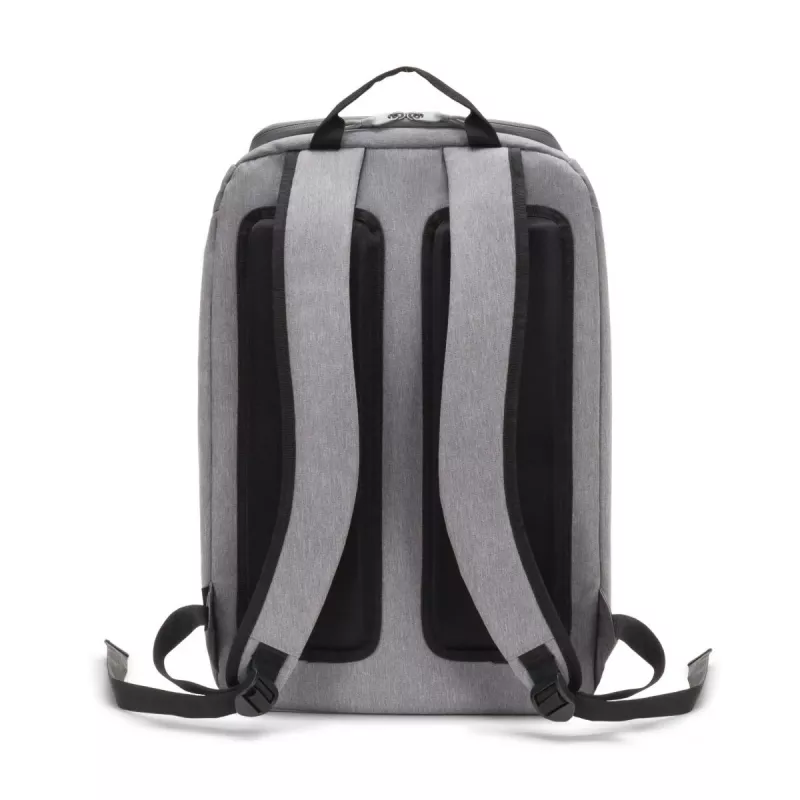 DICOTA Backpack Eco Motion - 13-15,6 collu piezīmjdatora mugursoma - Gaiši pelēka / 600D RPE poliesters