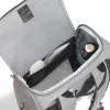 DICOTA Backpack Eco Motion - 13-15,6 collu piezīmjdatora mugursoma - Gaiši pelēka / 600D RPE poliesters