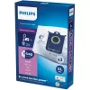 Putekļu maisiņi Philips s‑bag FC8027/01 — sintētisks 5 L, 5 slāņu, 3 gab.