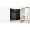 Iebūvējamā elektriskā cepeškrāsns Bosch Serie 4 HRG312BB4, 71 L, 3600 W, melna, skārienjutīga vadība, A+