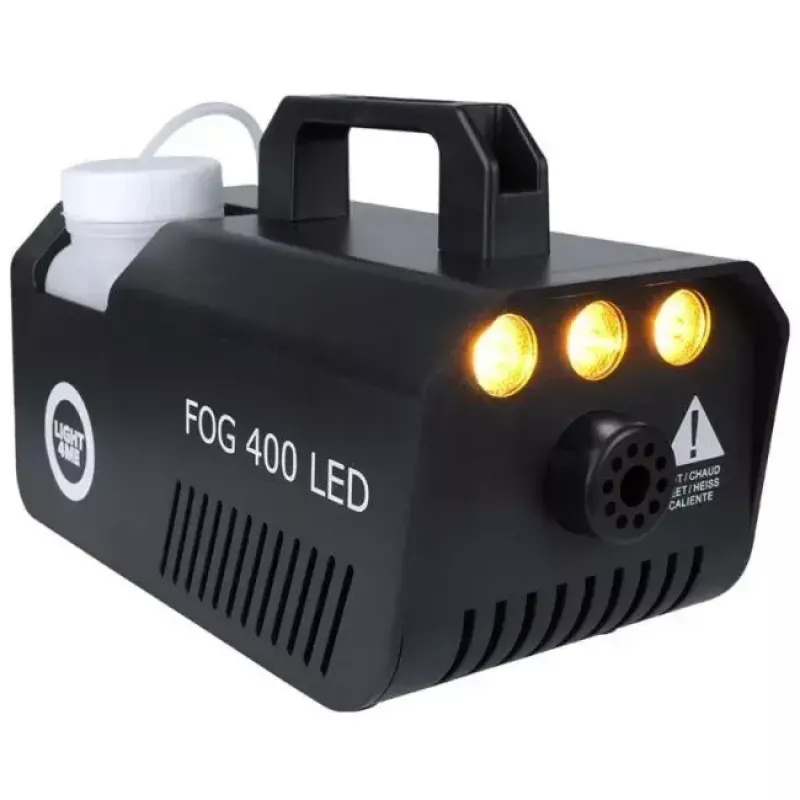 Smoke machine Light4Me GIG SET 1 400W LED — dūmu ģenerators ar LED apgaismojumu, IP20, komplektā ietilpst dūmu un miglas ģenerators