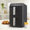 Elektriskā gaisa fritiera Maestro MR-761, 10 L ietilpība, 2400W, 12 programmas, 80–200°C, dubultā konstrukcija, melna