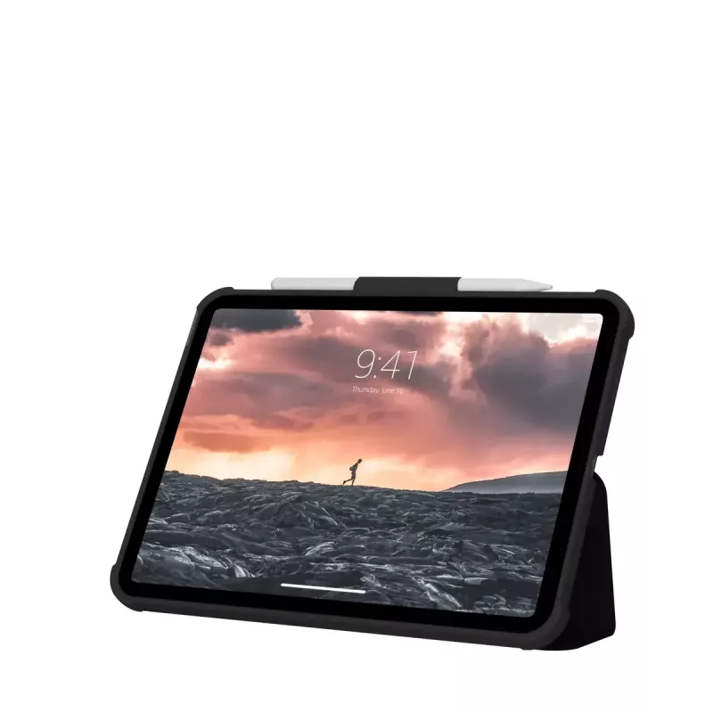 Folio Case Urban Armor Gear Plyo 27,7 cm 10,9 collas melna caurspīdīga