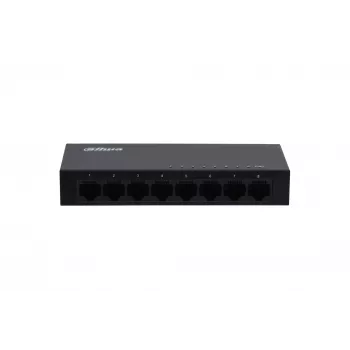 Dahua Technology Access 8 portu nepārvaldāms gigabitu tīkla slēdzis, nepārvaldāms, L2, Gigabit Ethernet (10/100/1000)