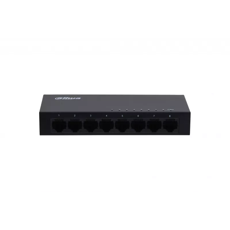 Dahua Technology Access 8 portu nepārvaldāms gigabitu tīkla slēdzis, nepārvaldāms, L2, Gigabit Ethernet (10/100/1000)