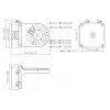 Montāžas kronšteins Dahua Technology DH-PFB206W universāls, balts, 3/4 collu vītne