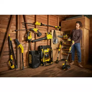 Akumulatora dzīvžoga šķēres STANLEY FATMAX SFMCPH845M1-QW — 45 cm dubultais asmens, 18 V Li‑Ion, 4,1 kg