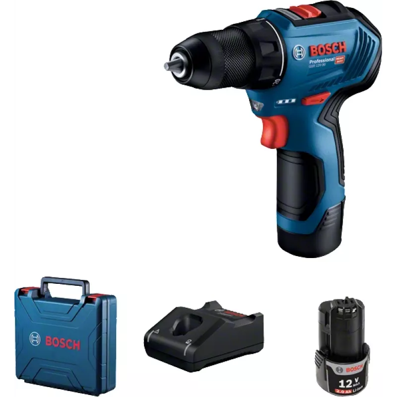 Bosch GSR 12V-30 Professional 1600 RPM Zils