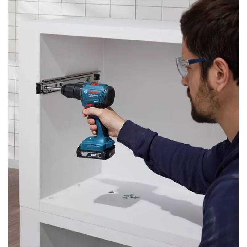 Bosch GSR 185-LI Professional 1900 apgr./min 1,3 kg Zils