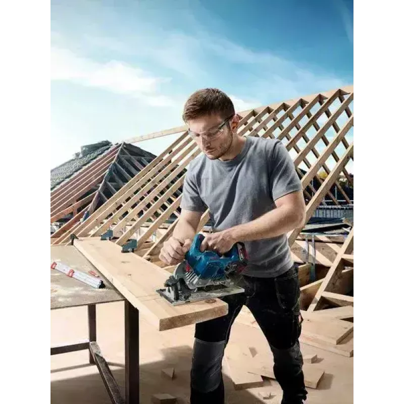 Bosch GKS 185-LI 16,5 cm melna, zila, pelēka 5000 apgr./min