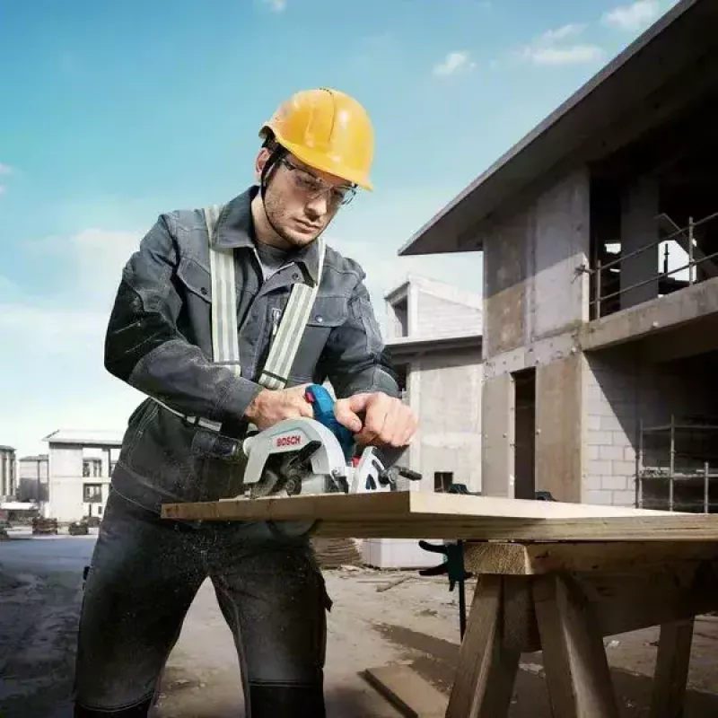 Bosch GKS 185-LI 16,5 cm melna, zila, pelēka 5000 apgr./min