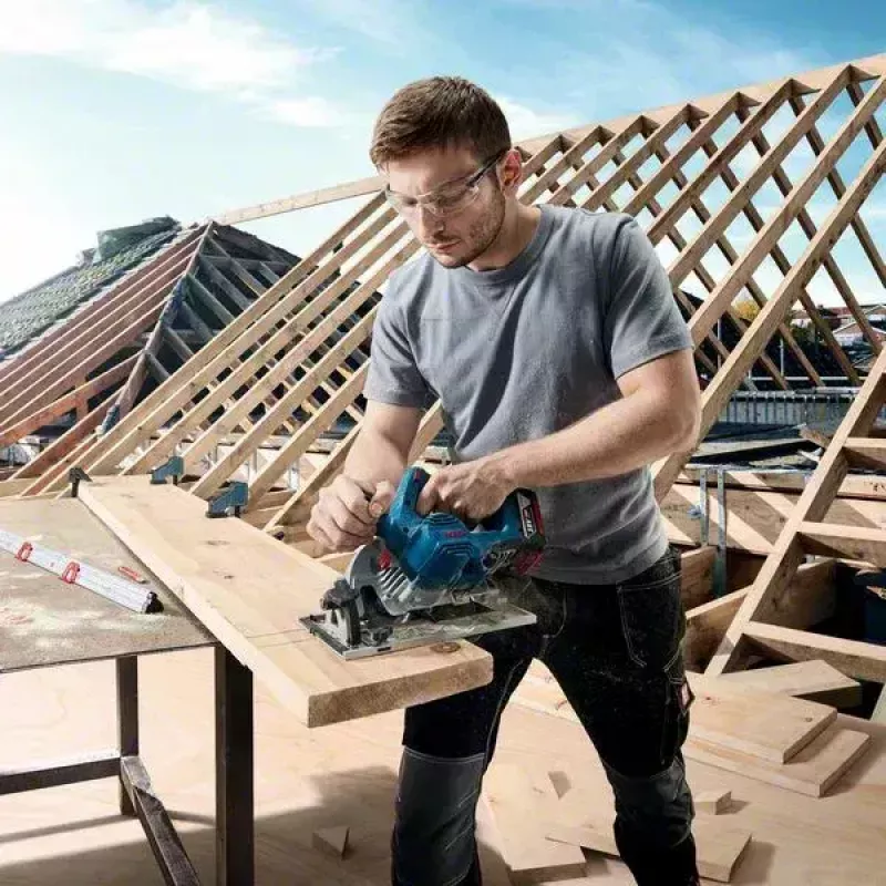 Bosch GKS 185-LI 16,5 cm melna, zila, pelēka 5000 apgr./min